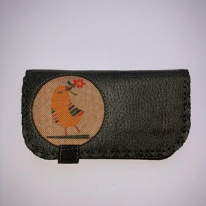 "Bird" Handmade Wallet